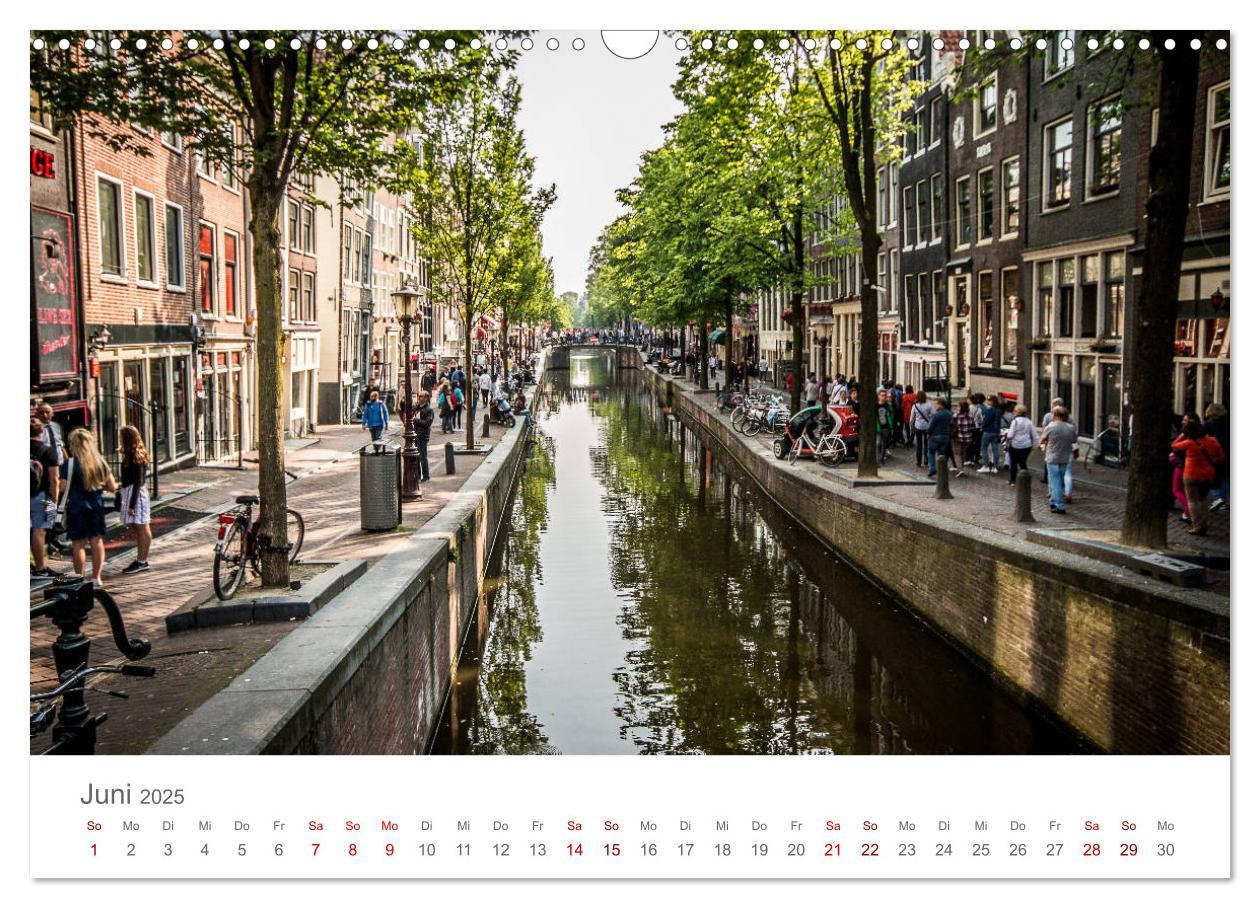 Bild: 9783435437528 | Amsterdam - Wasserstraßen und Grachten (Wandkalender 2025 DIN A3...