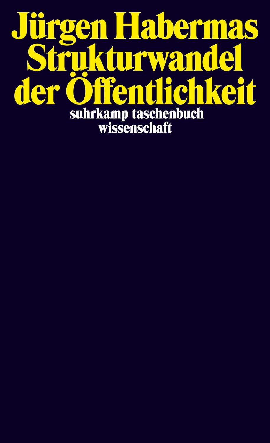 Cover: 9783518284919 | Strukturwandel der Öffentlichkeit | Jürgen Habermas | Taschenbuch