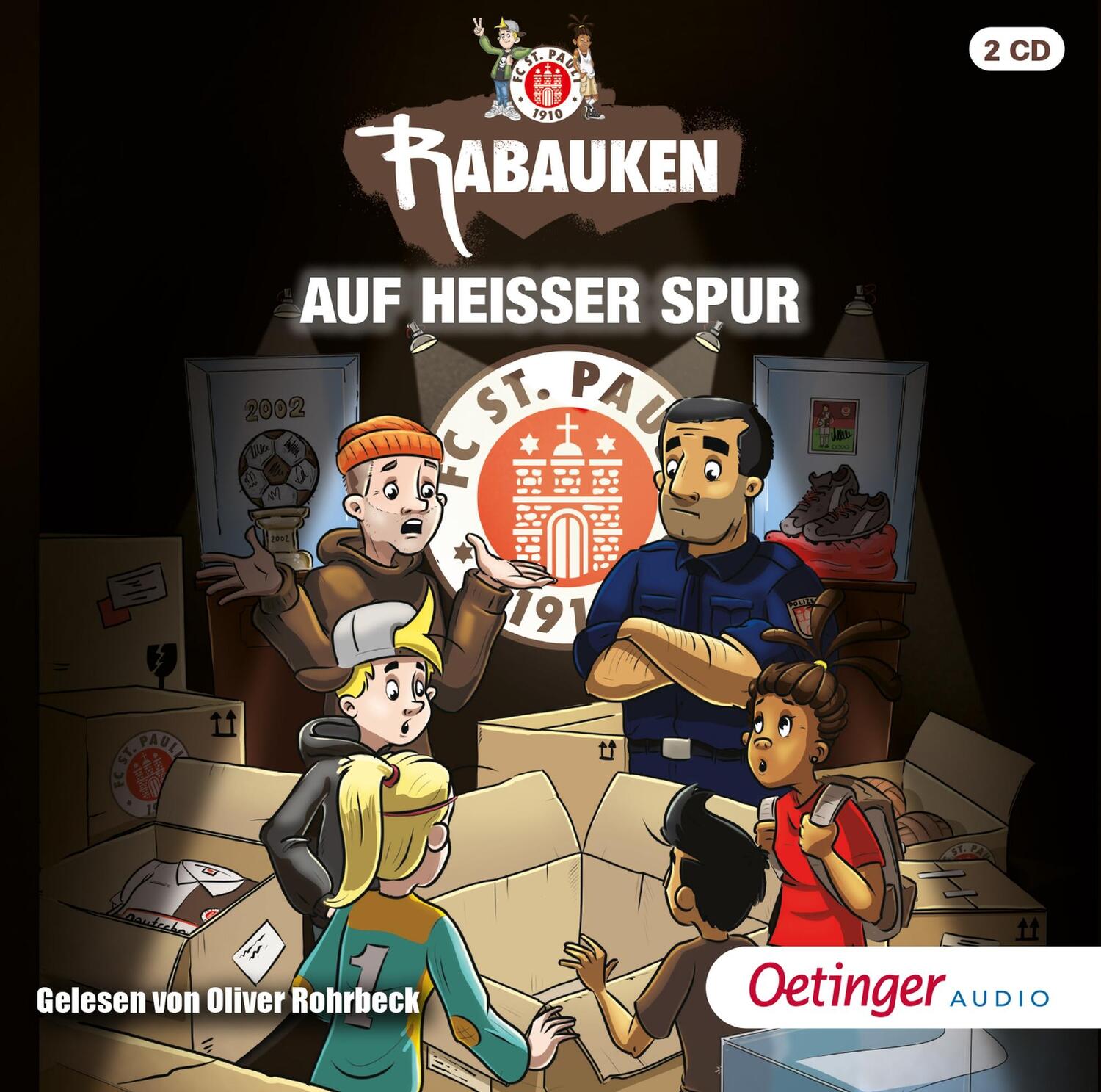 Cover: 9783837311488 | FC St. Pauli Rabauken 3. Auf heißer Spur | Tina Blase | Audio-CD