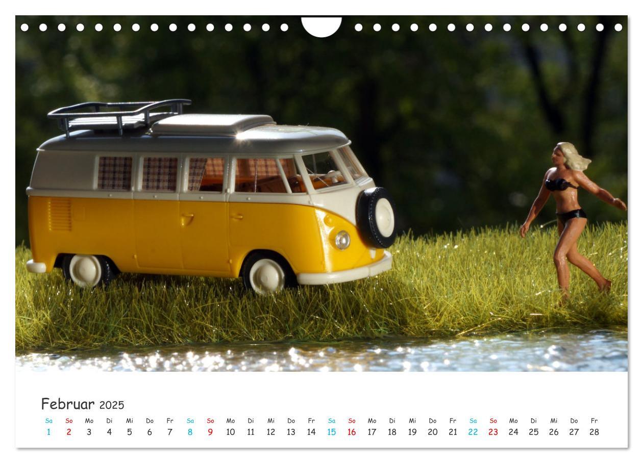 Bild: 9783457190197 | Autos auf der Modellbahn (Wandkalender 2025 DIN A4 quer), CALVENDO...