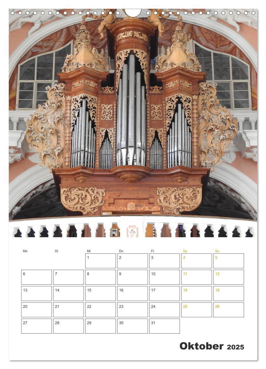 Bild: 9783435950287 | Orgeln zum Verlieben! (Wandkalender 2025 DIN A3 hoch), CALVENDO...