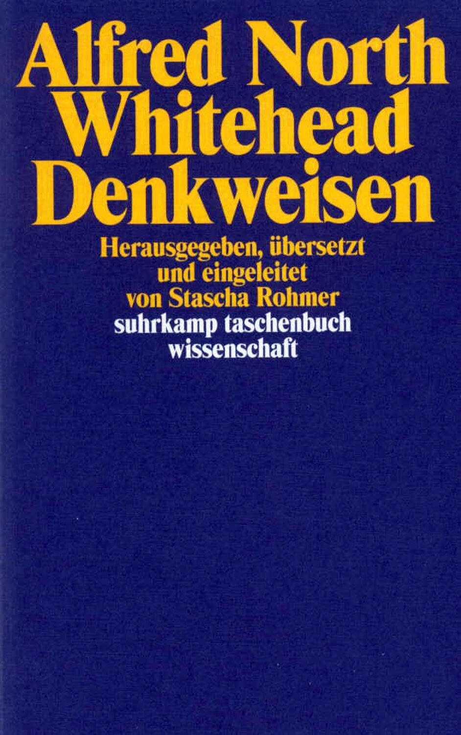 Cover: 9783518291320 | Denkweisen | Alfred North Whitehead | Taschenbuch | 202 S. | Deutsch