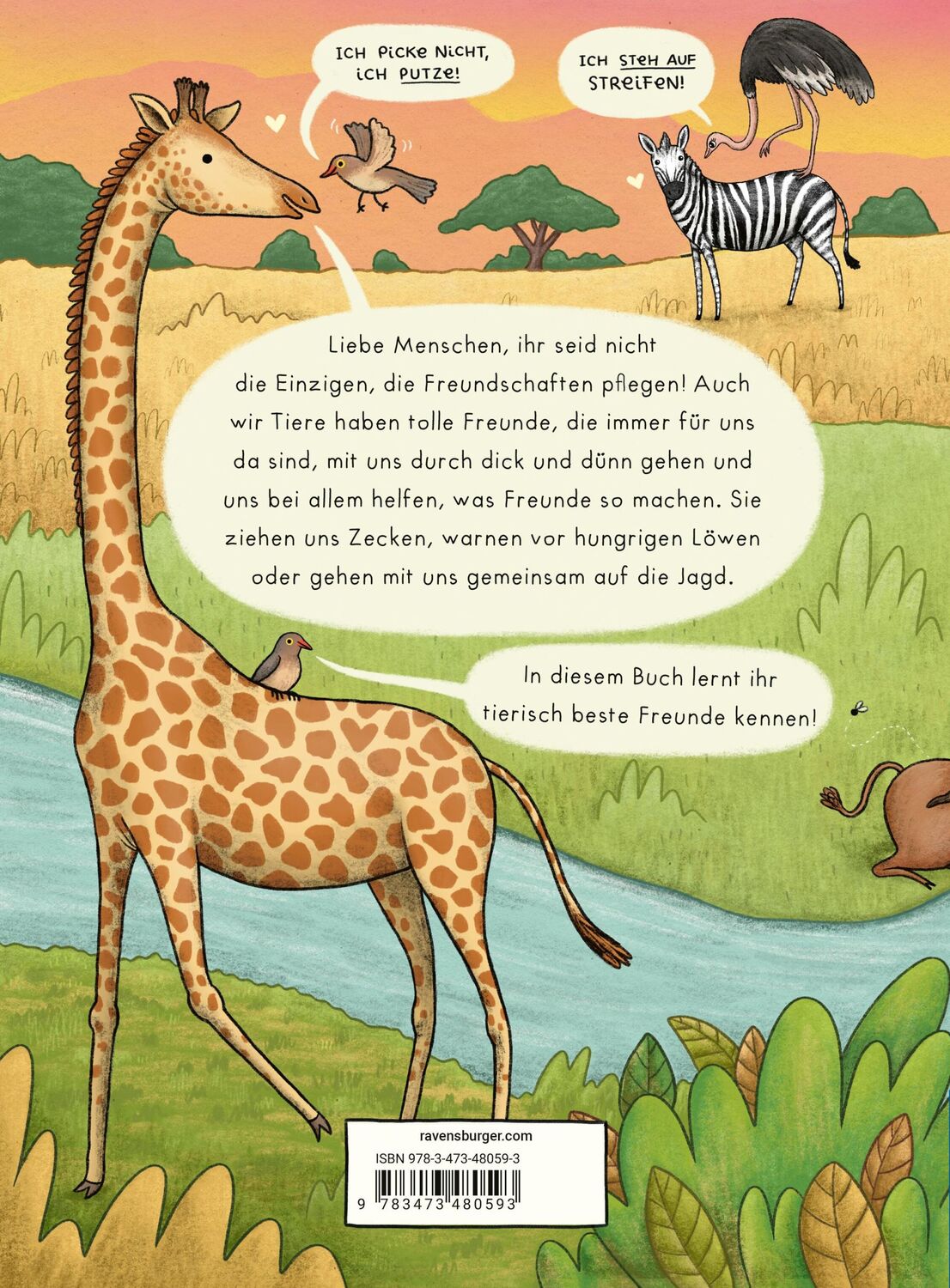 Rückseite: 9783473480593 | Tierisch tolle Freunde - Das etwas andere Sachbuch zum Thema Tiere...