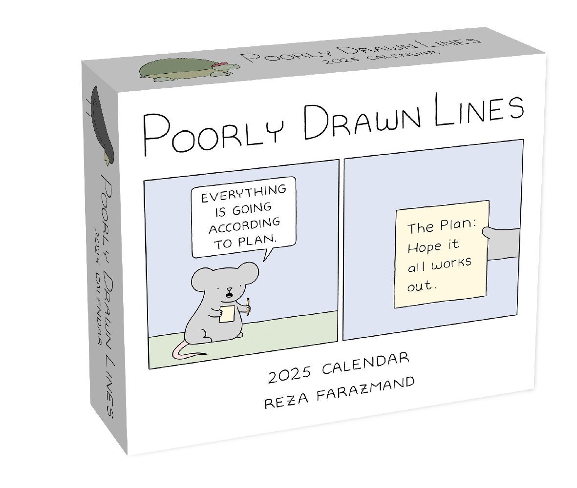 Cover: 9781524891978 | Poorly Drawn Lines 2025 Day-To-Day Calendar | Reza Farazmand | 2025