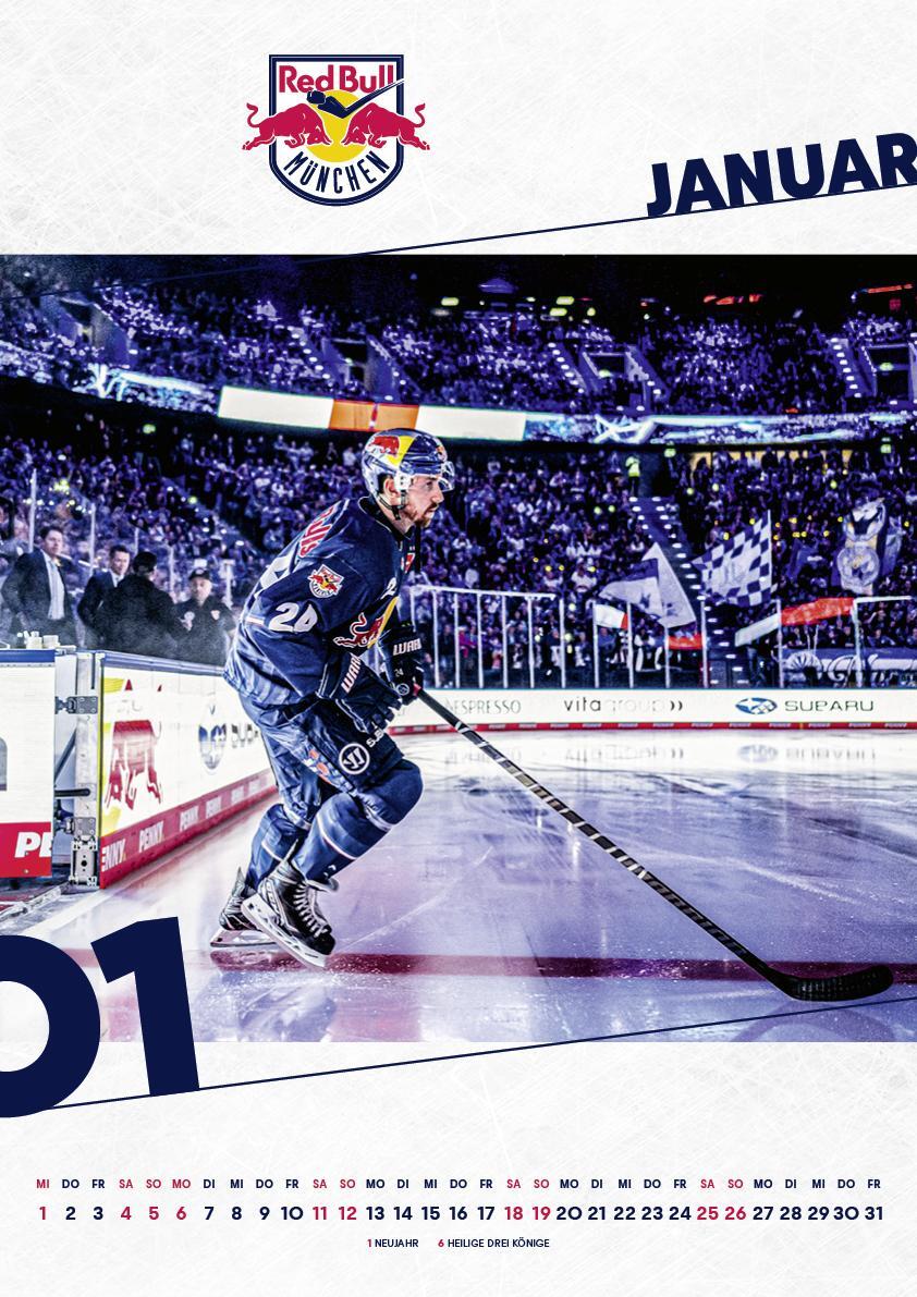 Bild: 9783710501012 | EHC Red Bull München 2025 - Fankalender | Kalender | 14 S. | Deutsch