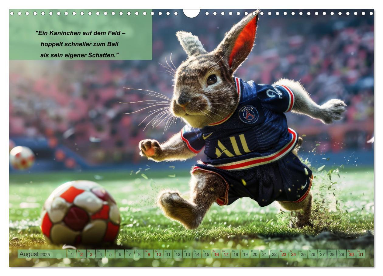 Bild: 9783457152713 | Der tierisch lustige Fußballkalender (Wandkalender 2025 DIN A3...