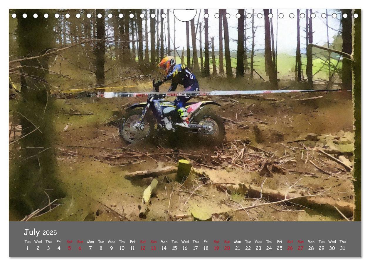 Bild: 9781325956531 | Enduro Racing (Wall Calendar 2025 DIN A4 landscape), CALVENDO 12...