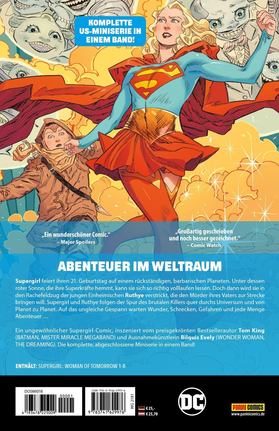 Rückseite: 9783741629976 | Supergirl: Die Frau von Morgen | Tom King (u. a.) | Taschenbuch | 2022