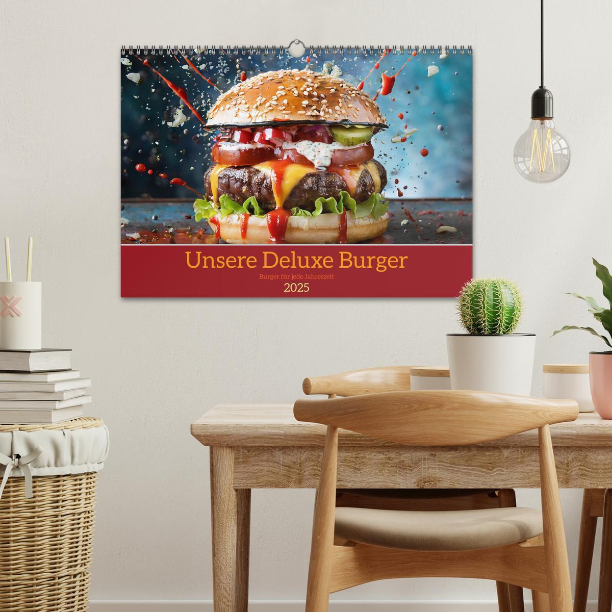 Bild: 9783457036518 | Unsere Burger Deluxe (Wandkalender 2025 DIN A3 quer), CALVENDO...