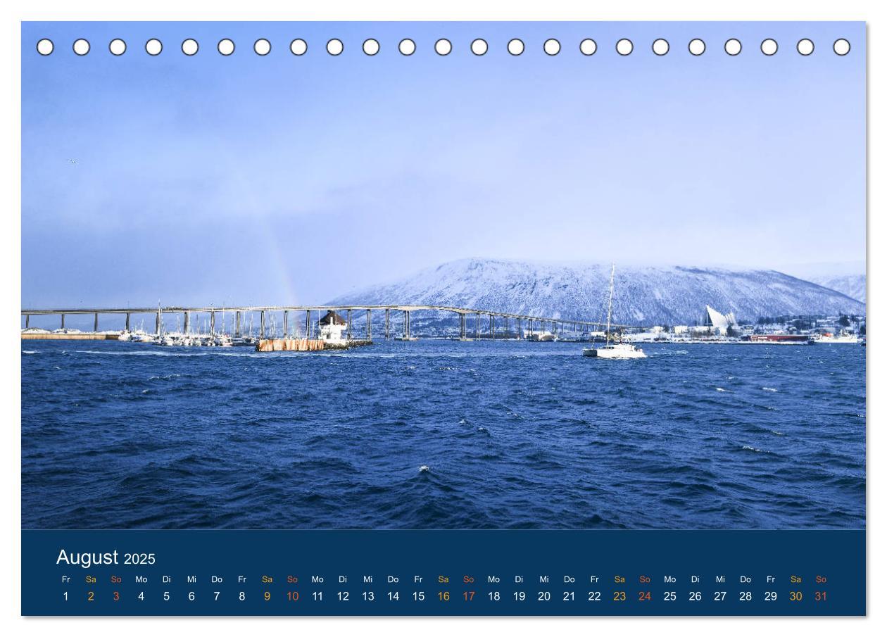 Bild: 9783435203055 | Tromsö, eisiges Nord-Norwegen (Tischkalender 2025 DIN A5 quer),...