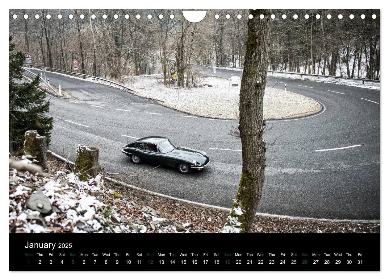 Bild: 9781325955763 | Jaguar E-Type (Wall Calendar 2025 DIN A4 landscape), CALVENDO 12...