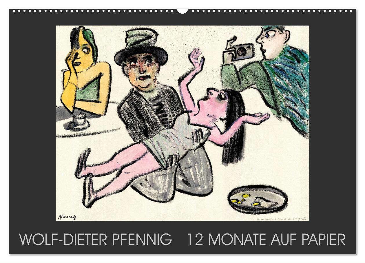 Cover: 9783435597659 | Wolf-Dieter Pfenning ¿ 12 Monate auf Papier (Wandkalender 2025 DIN...