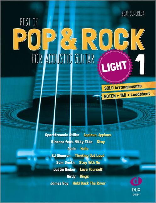 Cover: 9783868493016 | Best of Pop &amp; Rock for Acoustic Guitar light 1 | Beat Scherler | 64 S.