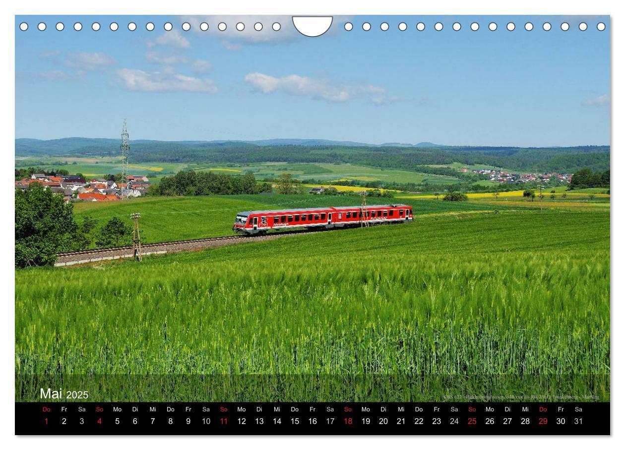 Bild: 9783435618484 | Eisenbahn in Mitteldeutschland (Wandkalender 2025 DIN A4 quer),...