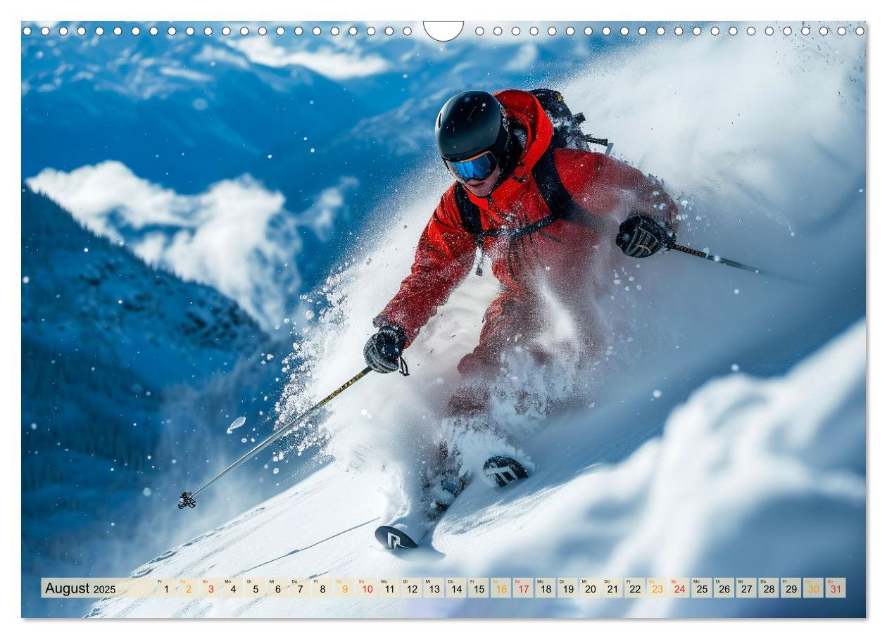 Bild: 9783383771934 | Skifahren - tolle Momente (Wandkalender 2025 DIN A3 quer), CALVENDO...