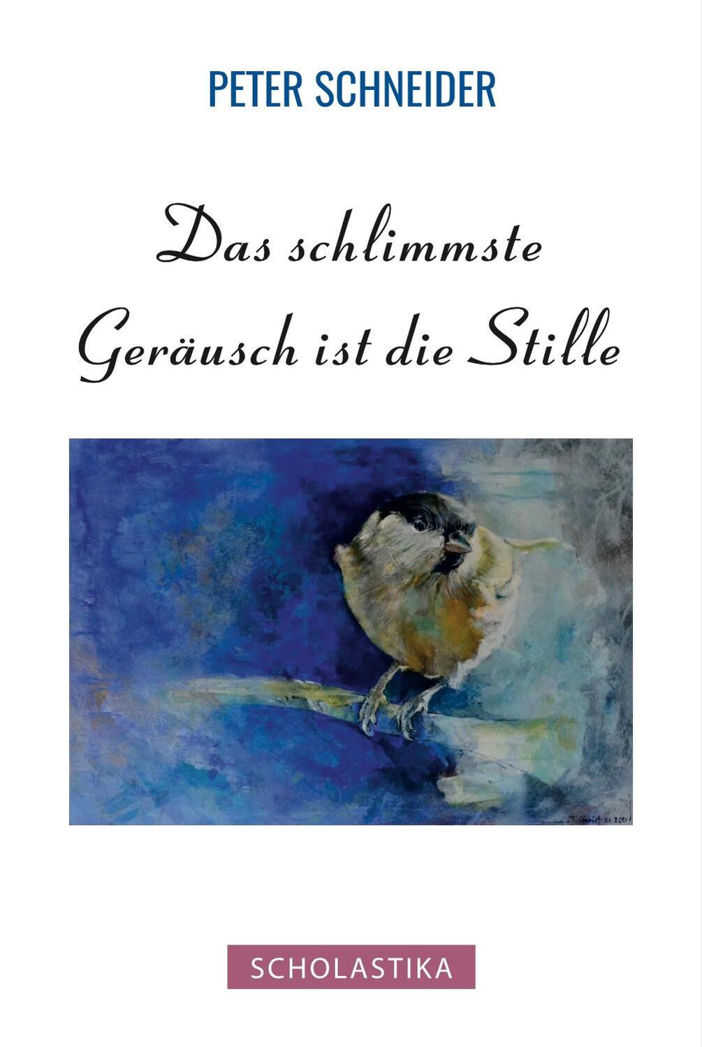 Cover: 9783947233526 | Das schlimmste Geräusch ist die Stille | Peter Schneider | Taschenbuch