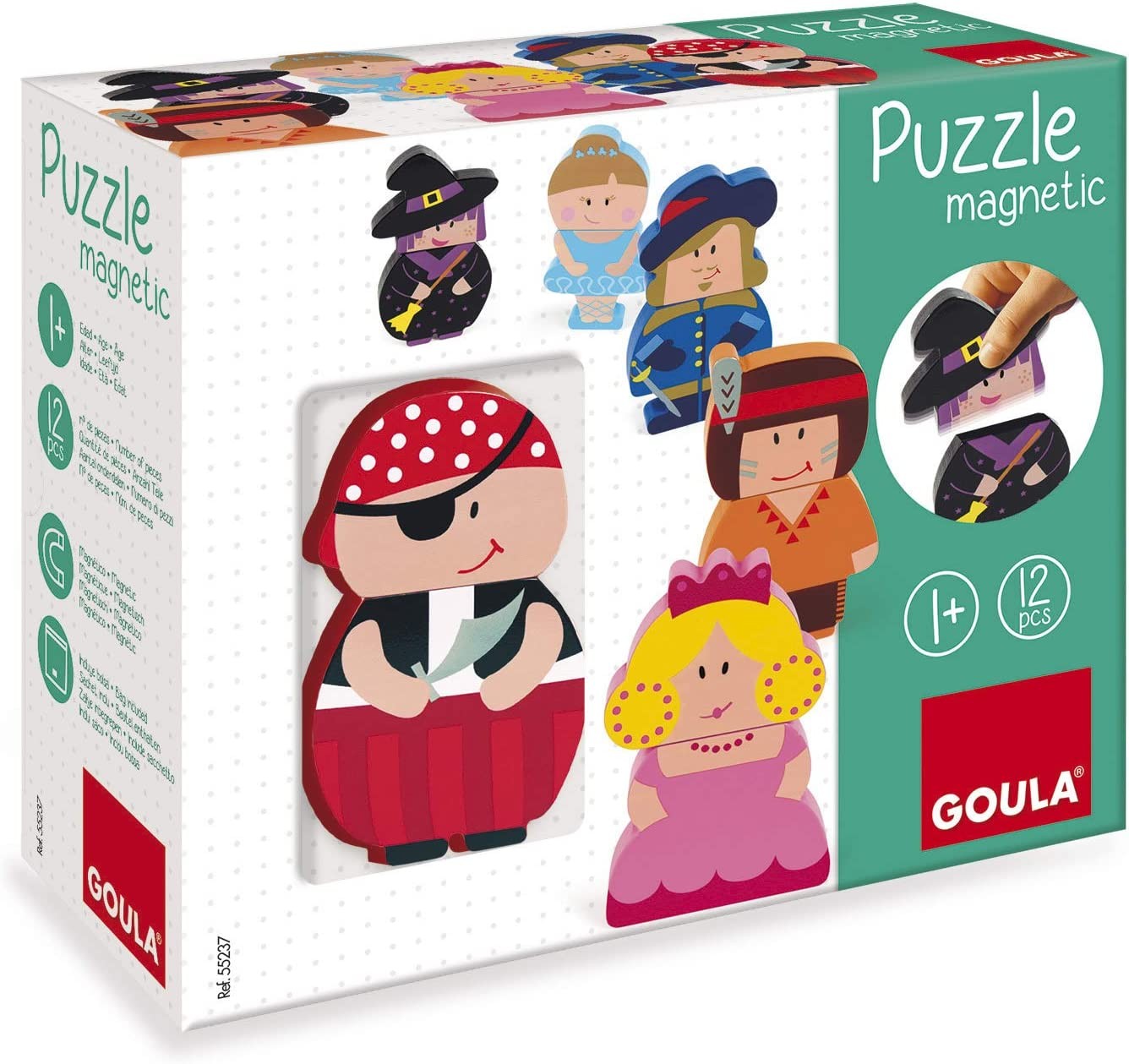 Cover: 8410446552377 | Magnetisches Puzzle Enten | Puzzle, GOULA | Puzzle | Brettspiel | 2023