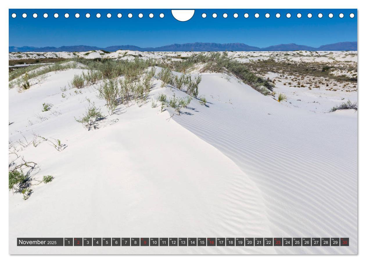 Bild: 9783435210800 | WHITE SANDS Die weiße Wüste in New Mexico (Wandkalender 2025 DIN A4...