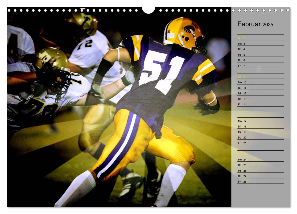 Bild: 9783435416844 | HEROES - American Football (Wandkalender 2025 DIN A3 quer),...