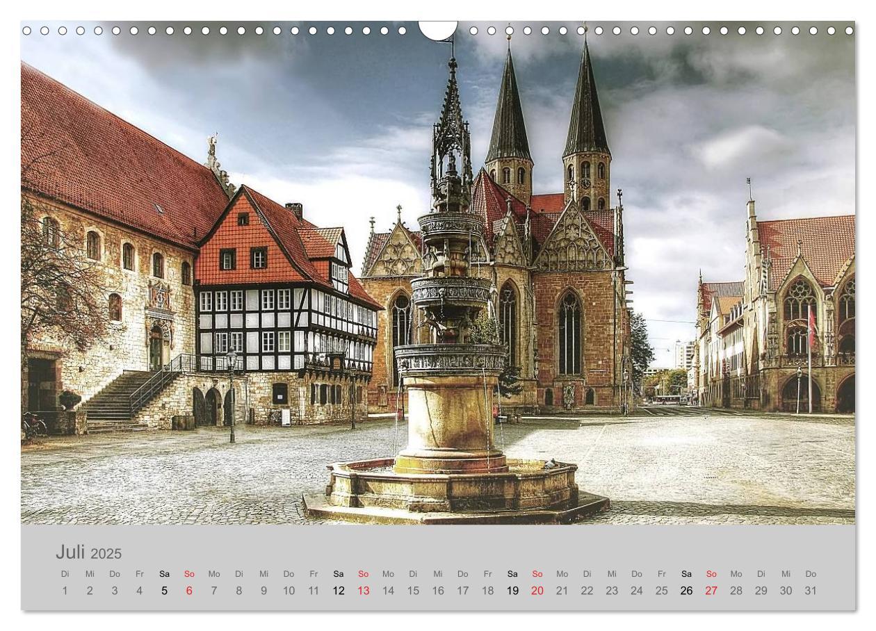 Bild: 9783435797769 | Braunschweig (Wandkalender 2025 DIN A3 quer), CALVENDO Monatskalender