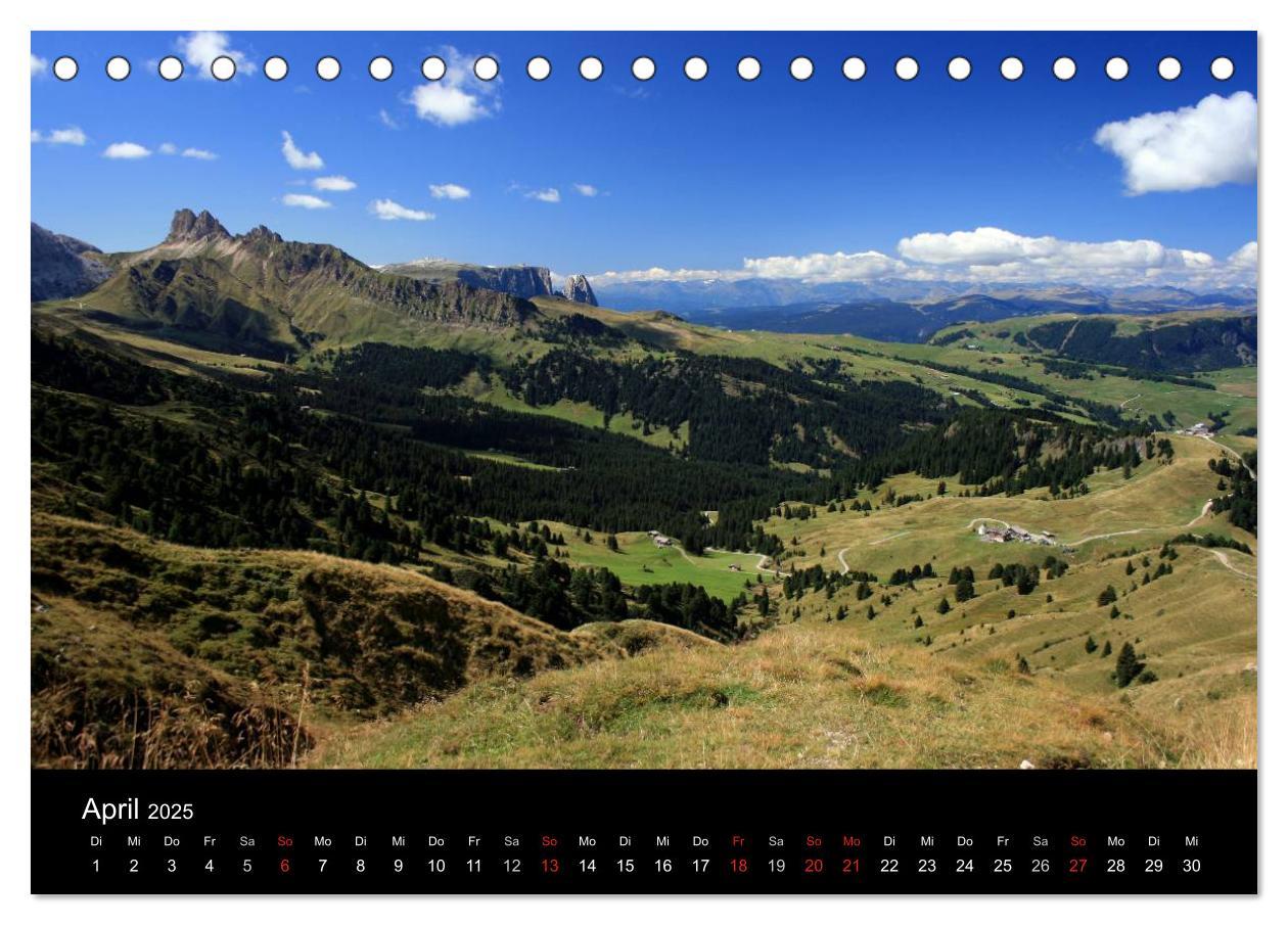 Bild: 9783435472802 | Alpe di Siusi - Seiser Alm (Tischkalender 2025 DIN A5 quer),...