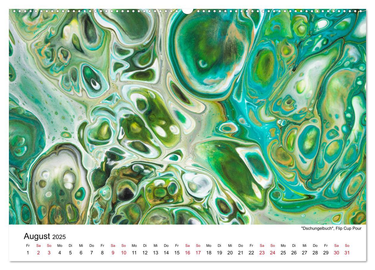 Bild: 9783435175727 | Acrylic Pouring - Faszinierende Farben und Formen (Wandkalender...