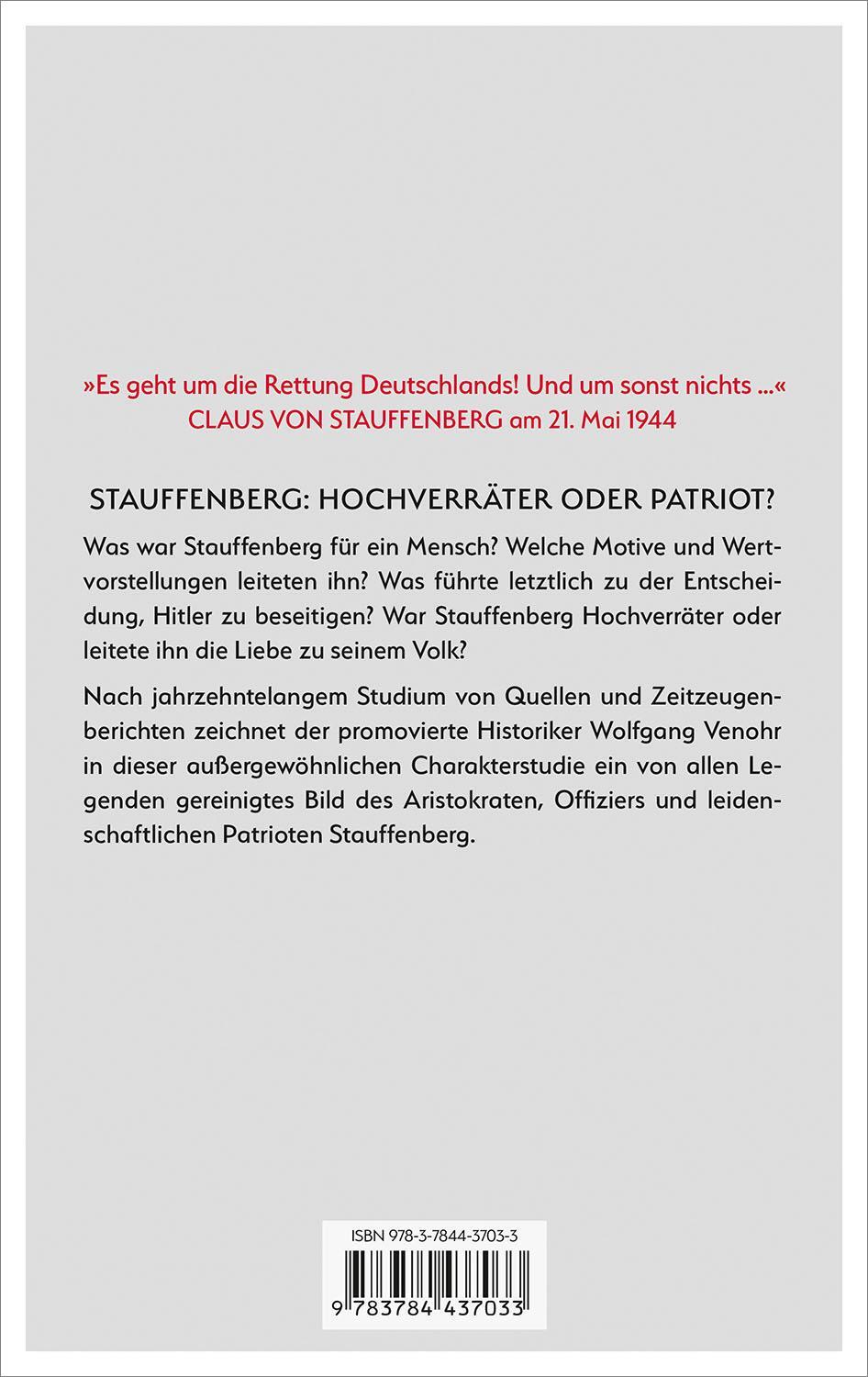 Bild: 9783784437033 | Stauffenberg | Symbol des Widerstands | Wolfgang Venohr | Taschenbuch