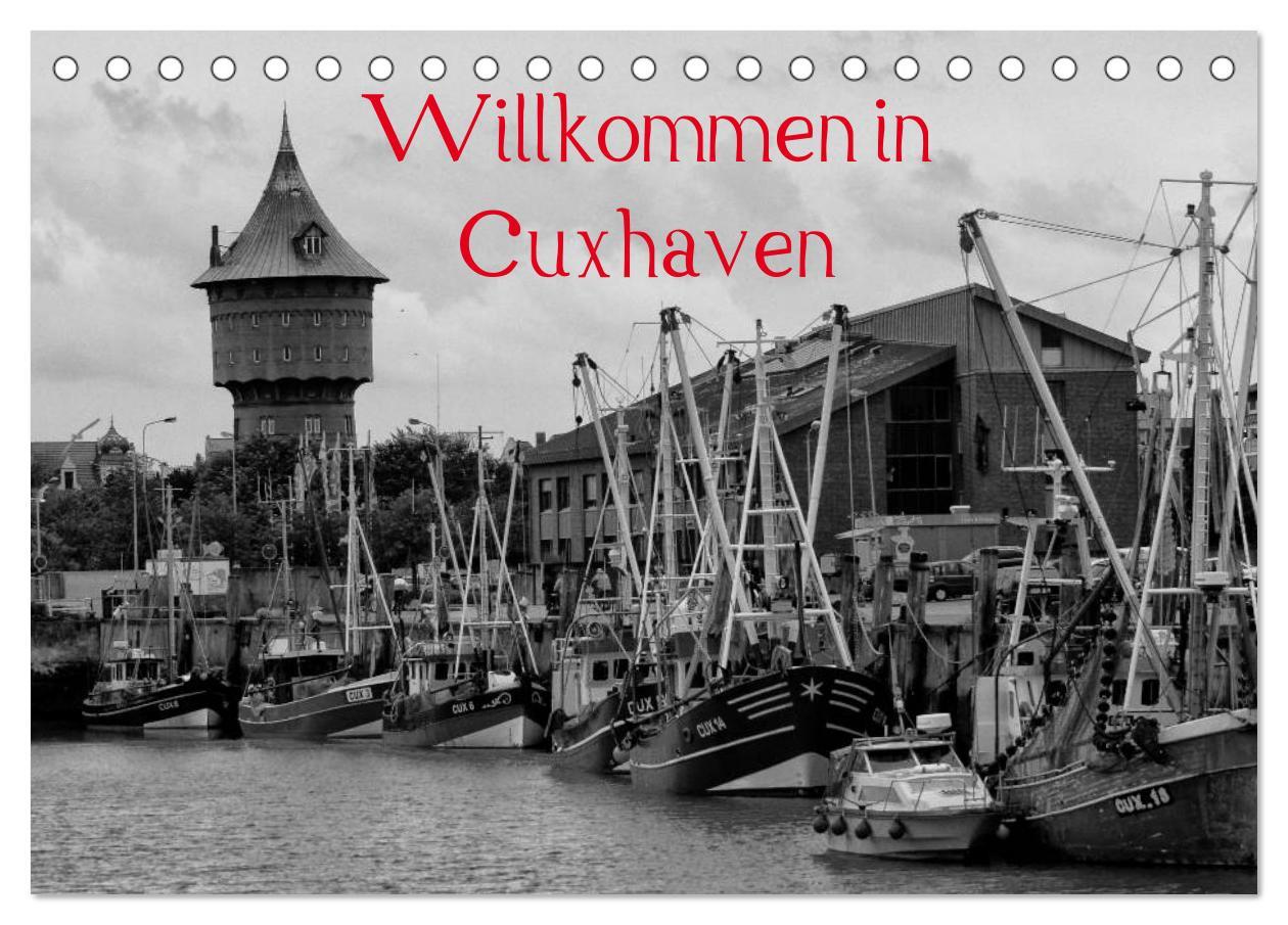 Cover: 9783435763092 | Willkommen in Cuxhaven (Tischkalender 2025 DIN A5 quer), CALVENDO...