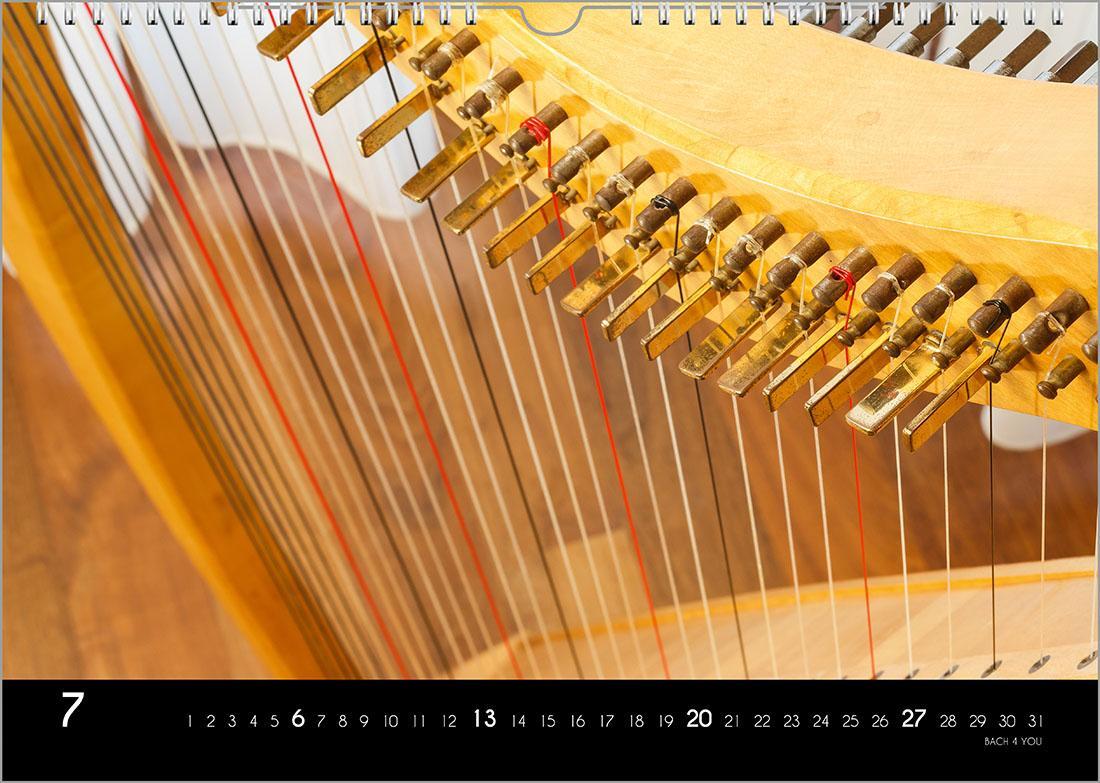 Bild: 9783969031018 | Musikinstrumente, ein Musik-Kalender 2025, DIN A3 | Peter Bach Jr.