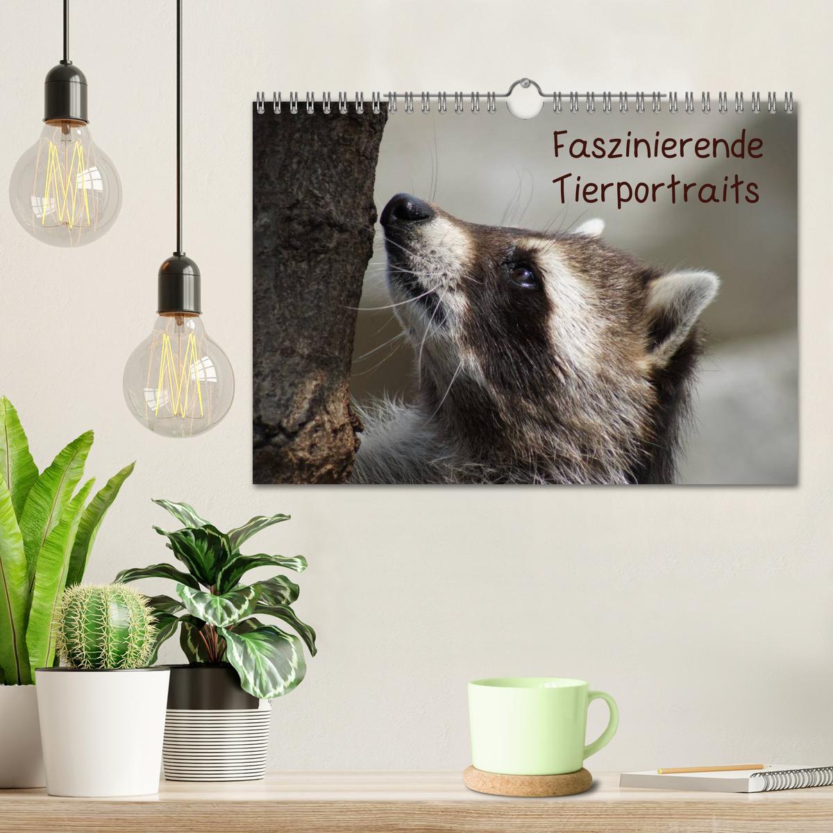 Bild: 9783435816941 | Faszinierende Tierportraits (Wandkalender 2025 DIN A4 quer),...