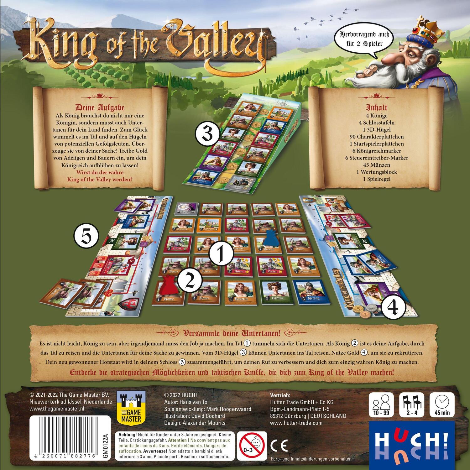 Bild: 4260071882776 | King of the Valley | Hans van Tol | Spiel | Deutsch | 2022