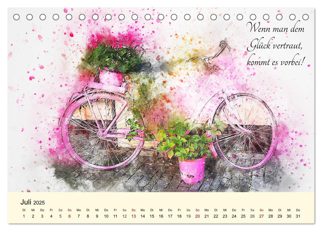 Bild: 9783435182589 | Aquarelle und Lebensweisheiten (Tischkalender 2025 DIN A5 quer),...