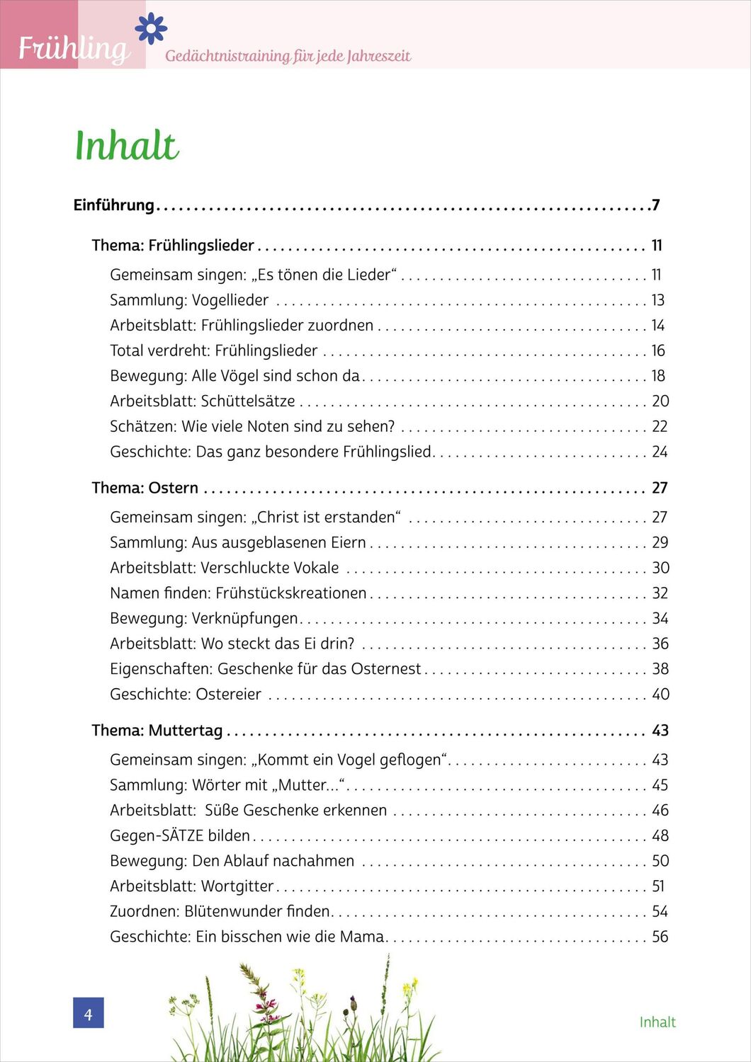 Bild: 9783944360362 | Gedächtnistraining für jede Jahreszeit - Frühling | Natali Mallek