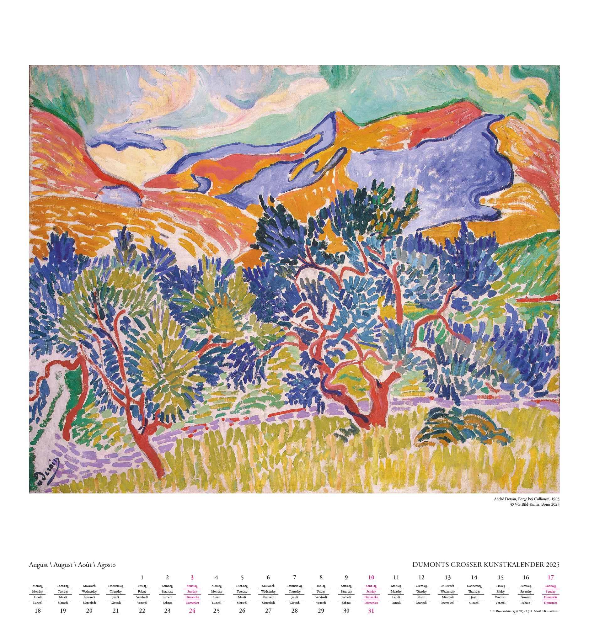 Bild: 4250809653006 | DUMONT - DUMONTS Großer Kunstkalender 2025 Wandkalender, 45x48cm,...