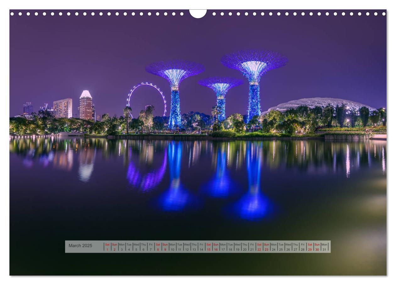 Bild: 9781325945061 | Discover Singapore (Wall Calendar 2025 DIN A3 landscape), CALVENDO...