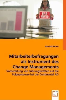 Cover: 9783639018769 | Mitarbeiterbefragungen als Instrument des Change Managements | Reifert