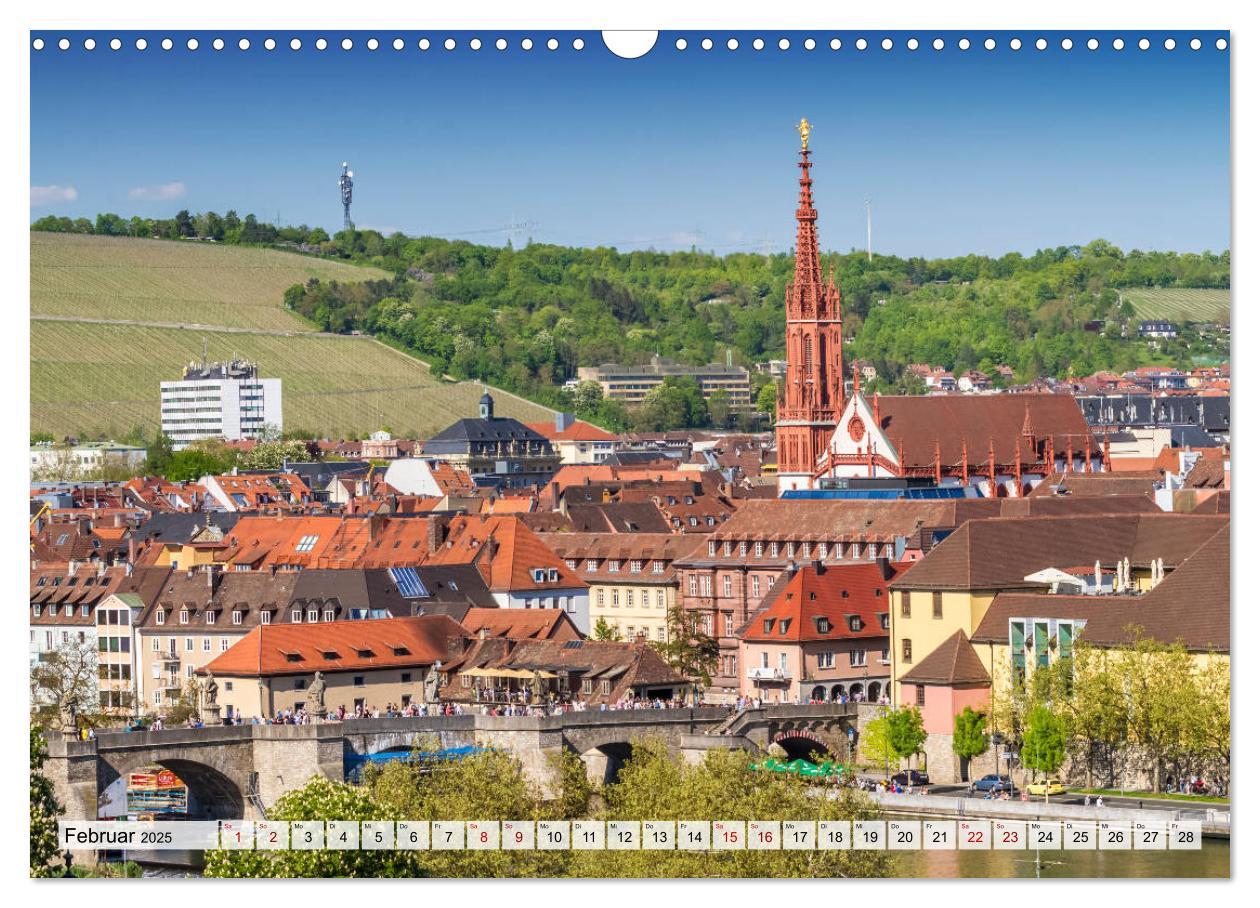 Bild: 9783435448227 | WÜRZBURG Historisches Stadtherz (Wandkalender 2025 DIN A3 quer),...