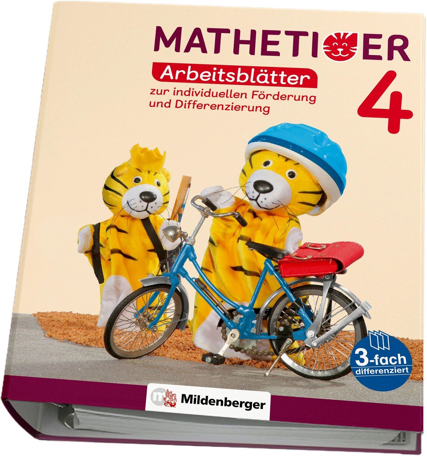 Cover: 9783619456642 | Mathetiger 4 - Arbeitsblätter zur individuellen Förderung und...