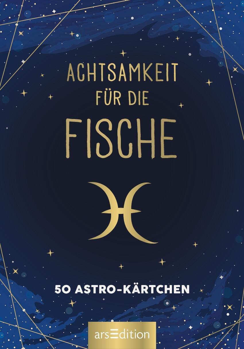 Bild: 9783845849768 | Achtsamkeit für die Fische | 50 Astro-Kärtchen | Taschenbuch | 51 S.