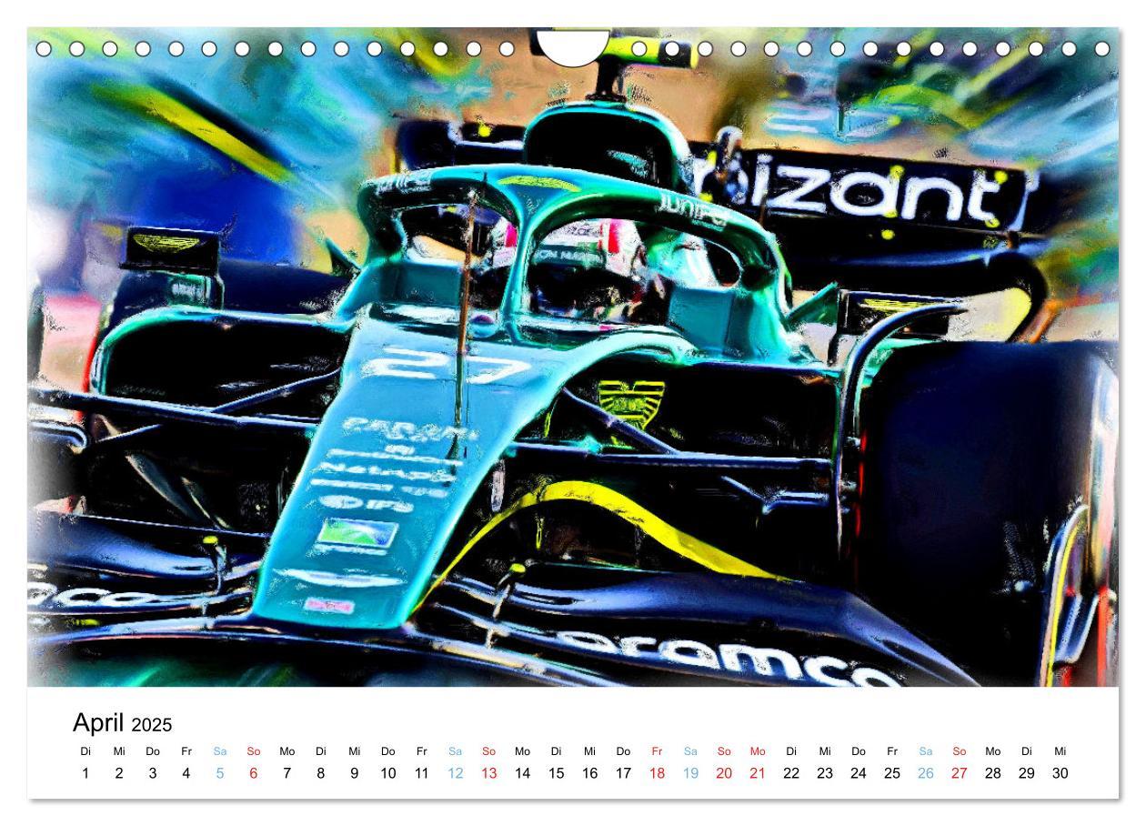 Bild: 9783435301669 | Formel 1 kreativ - Digital Art von Jean-Louis Glineur (Wandkalender...