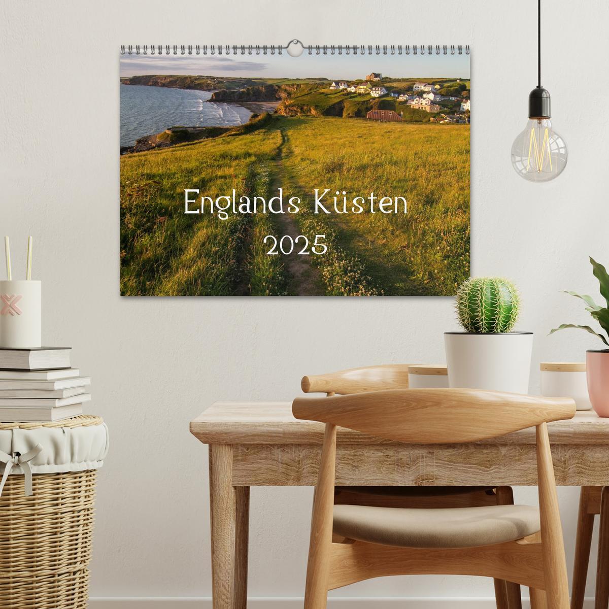 Bild: 9783435754748 | Englands Küsten 2025 (Wandkalender 2025 DIN A3 quer), CALVENDO...