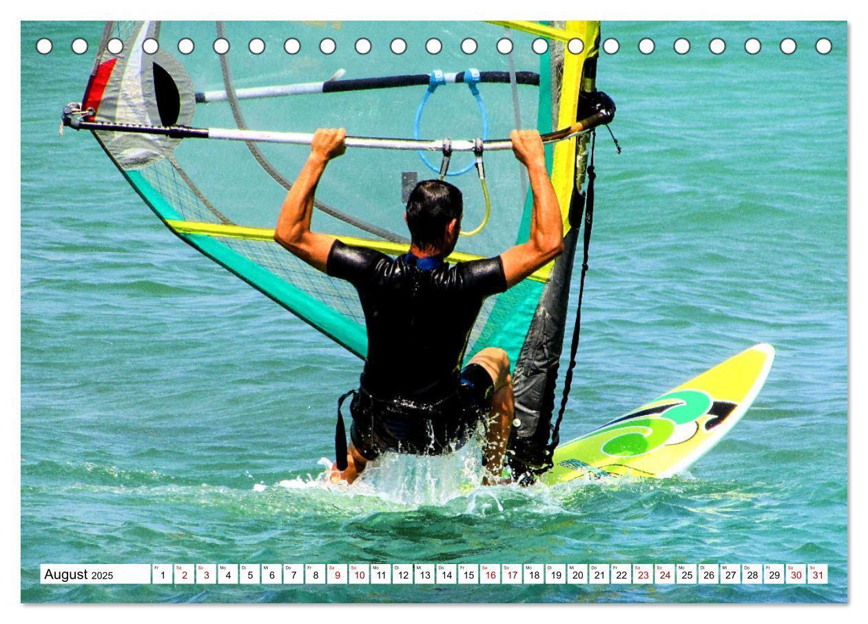 Bild: 9783383879128 | Funsport Windsurfen (Tischkalender 2025 DIN A5 quer), CALVENDO...