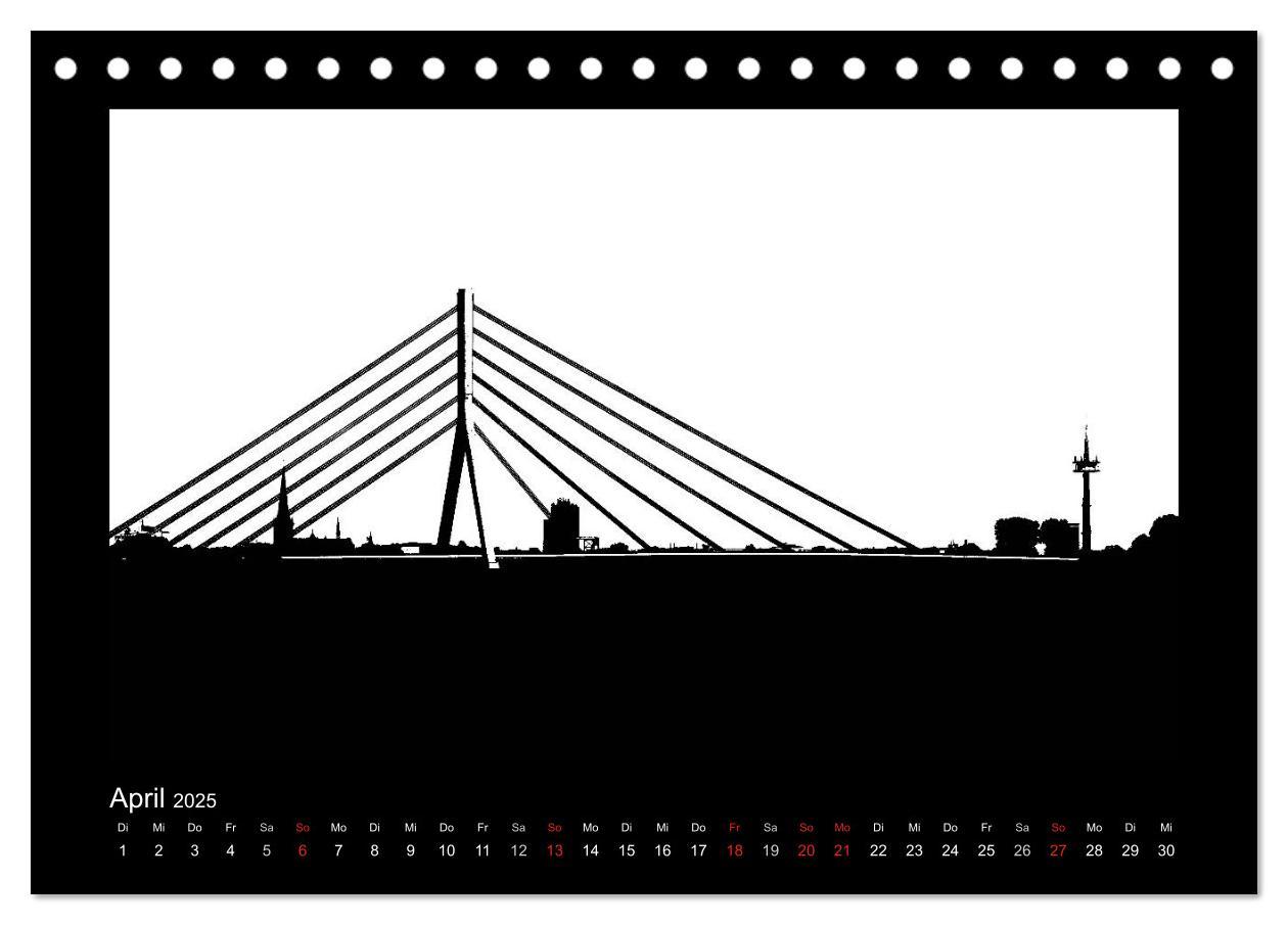 Bild: 9783435580316 | Ruhrpott und Niederrhein in Schwarzweiß (Tischkalender 2025 DIN A5...