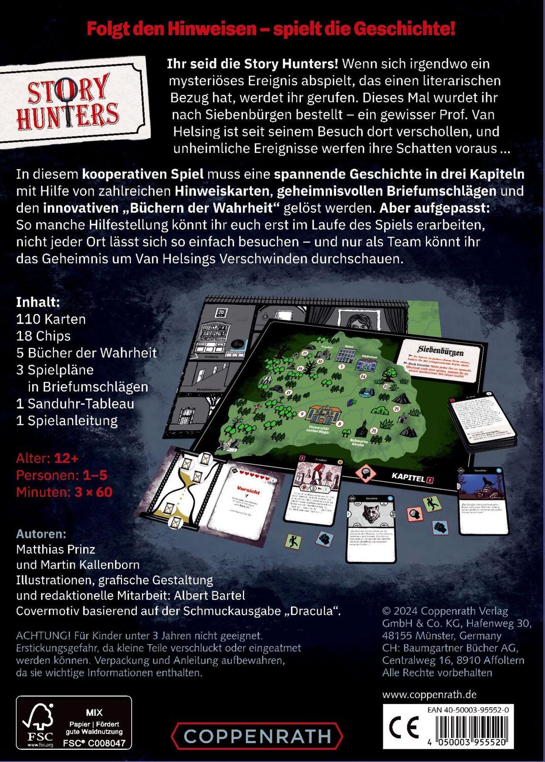 Bild: 4050003955520 | Draculas Vermächtnis | Löst das Rätsel um Van Helsing | Spiel | 8 S.