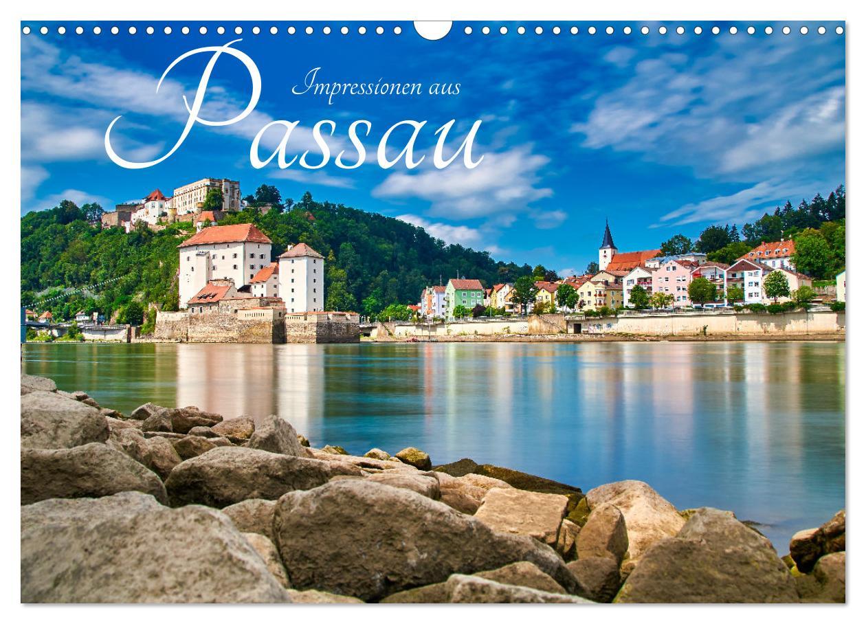 Cover: 9783435056347 | Impressionen aus Passau (Wandkalender 2025 DIN A3 quer), CALVENDO...