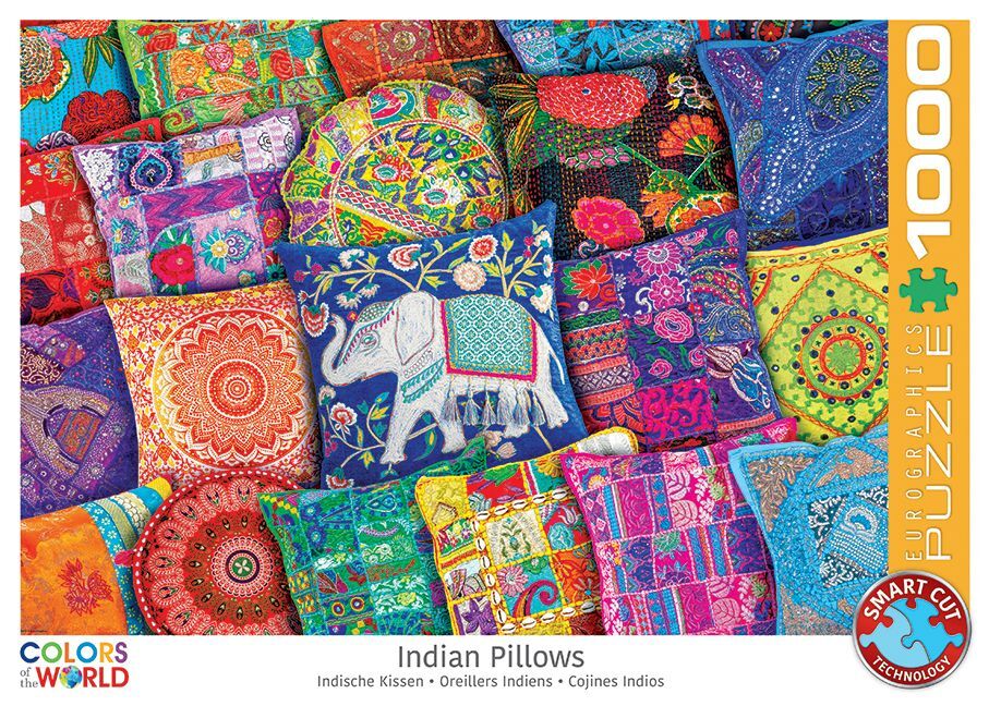 Bild: 628136654708 | Indian Pillows (Puzzle) | Spiel | In Spielebox | 6000-5470 | 2023