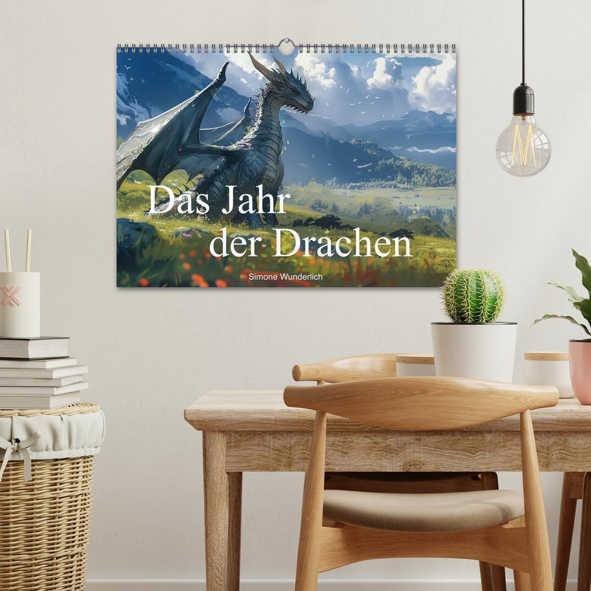 Bild: 9783383790942 | Das Jahr der Drachen (Wandkalender 2025 DIN A3 quer), CALVENDO...