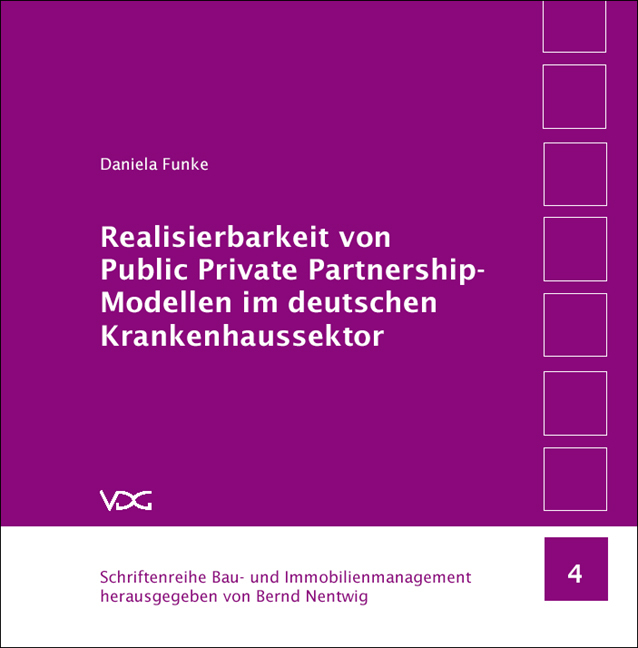 Cover: 9783897394957 | Realisierbarkeit von Public Private Partnership-Modellen im...