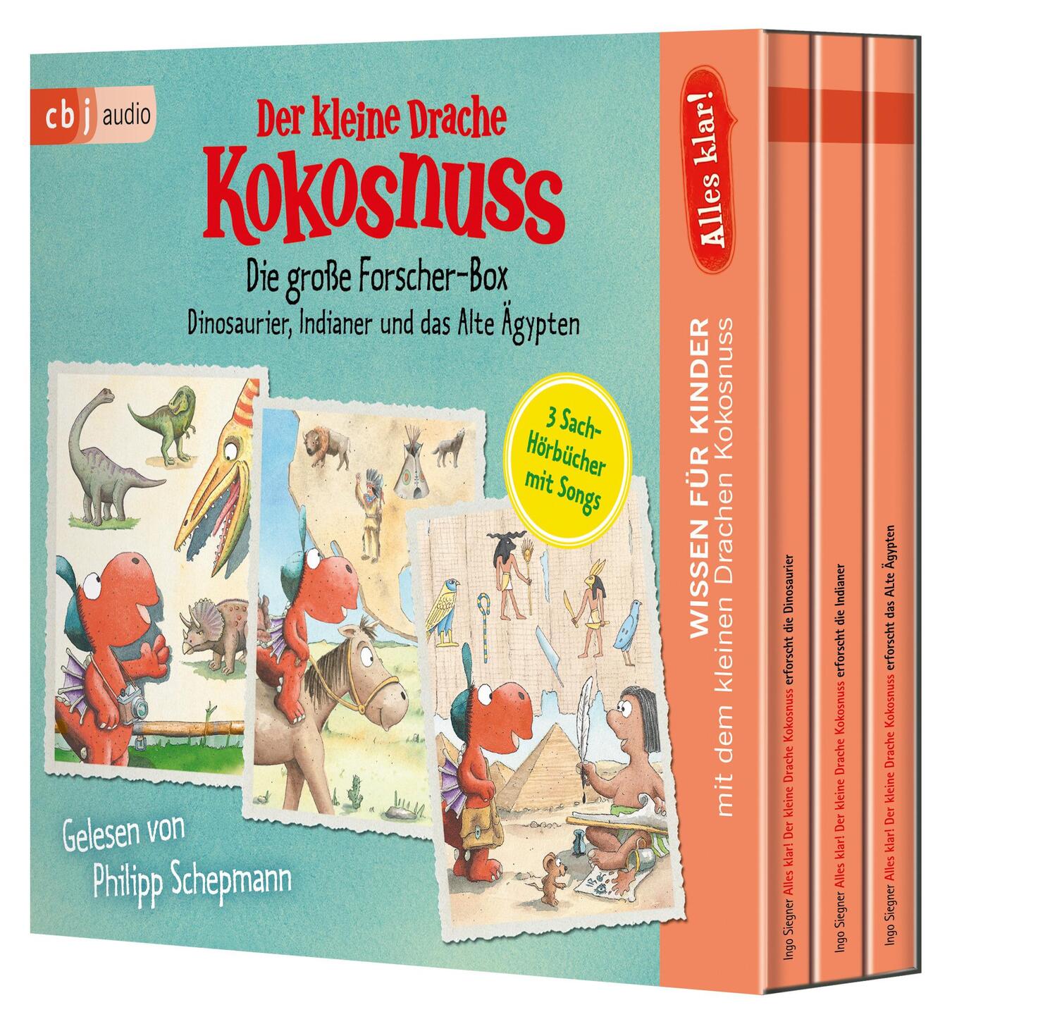 Cover: 9783837156737 | Alles klar! Der kleine Drache Kokosnuss - Die große Forscher-Box | CD