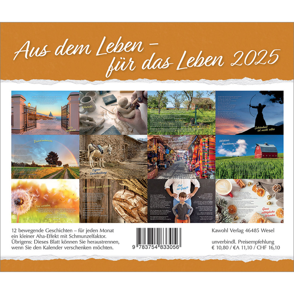 Bild: 9783754833056 | Aus dem Leben - für das Leben 2025 | Kalender | 14 S. | Deutsch | 2025